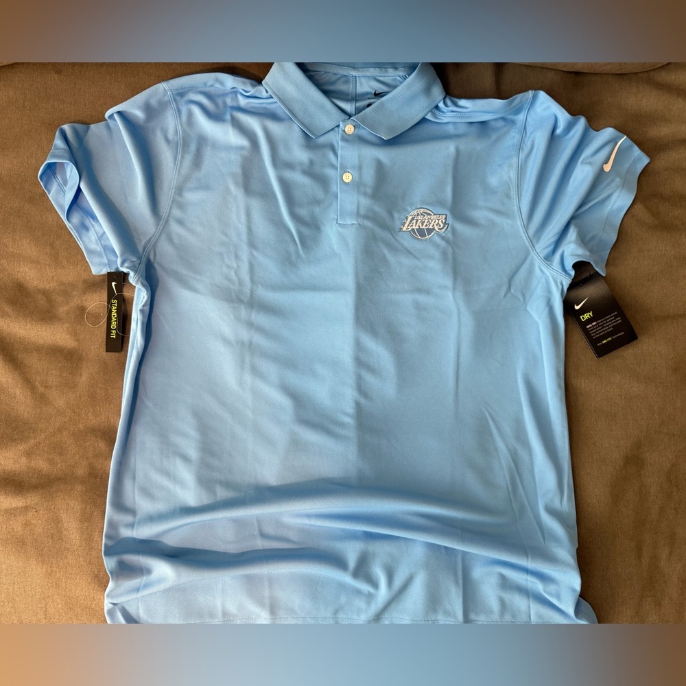 Nike Lakers Light Blue Men's Polo Shirt